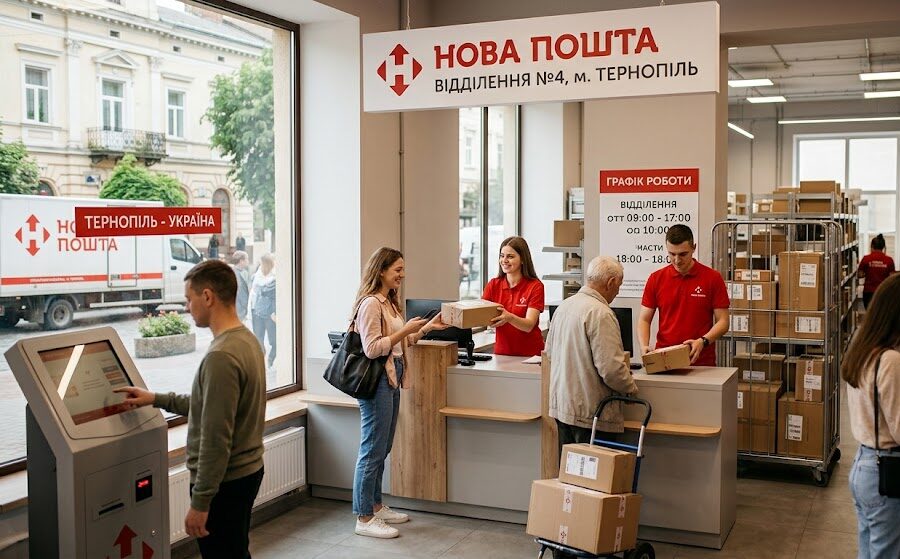 Нова пошта тернопіль відділення – адреси та графік