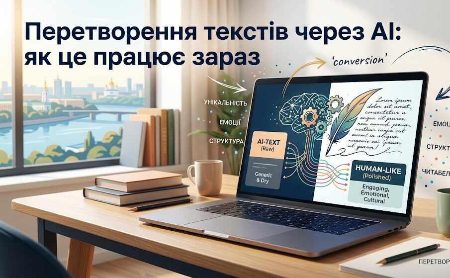 Перетворення текстів через AI: як це працює зараз