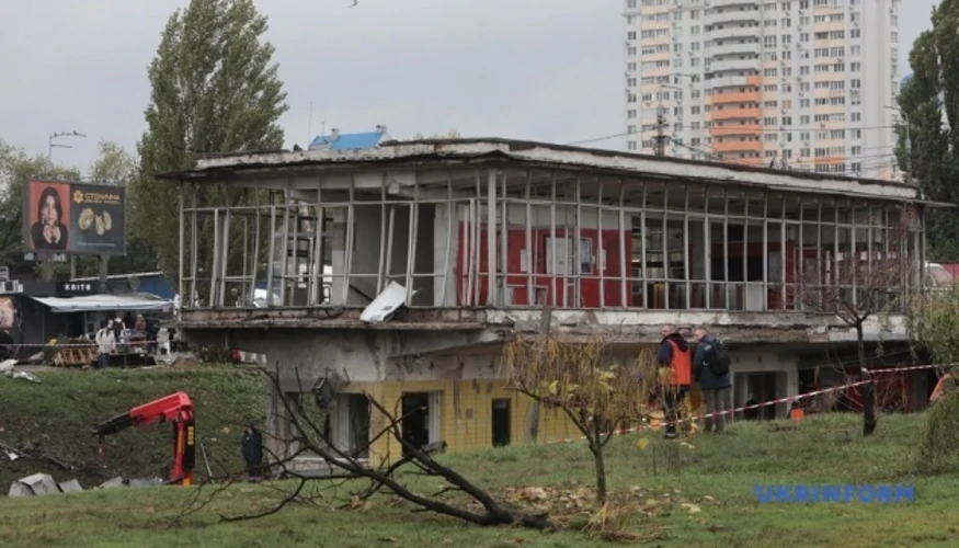 У Деснянському районі після удару 19 жовтня пошкоджено станцію «Чернігівська»